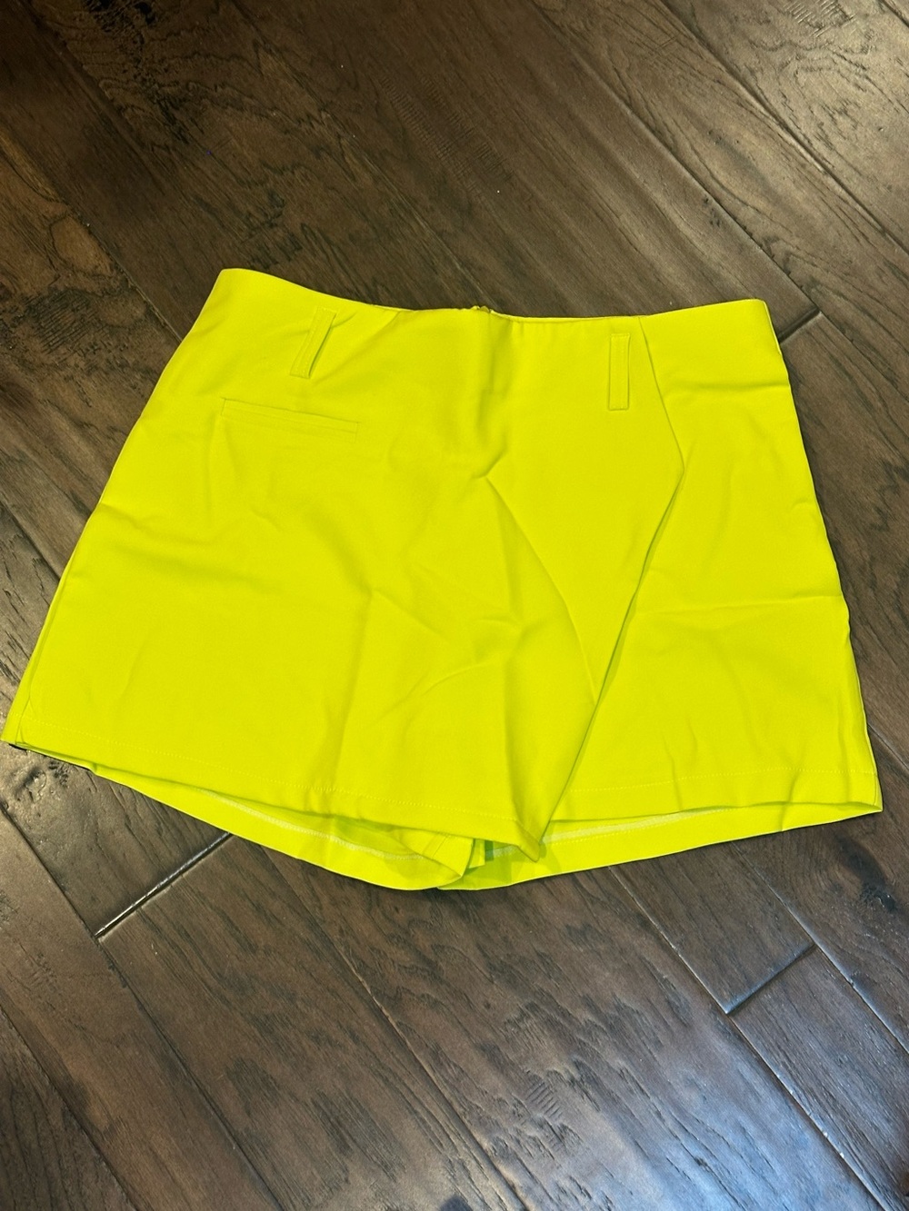 Neon Yellow Women's Skort Shorts from Shanaa Bangkok size L